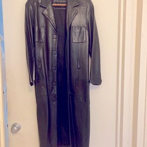 Nicole Miller Vintage leather coat